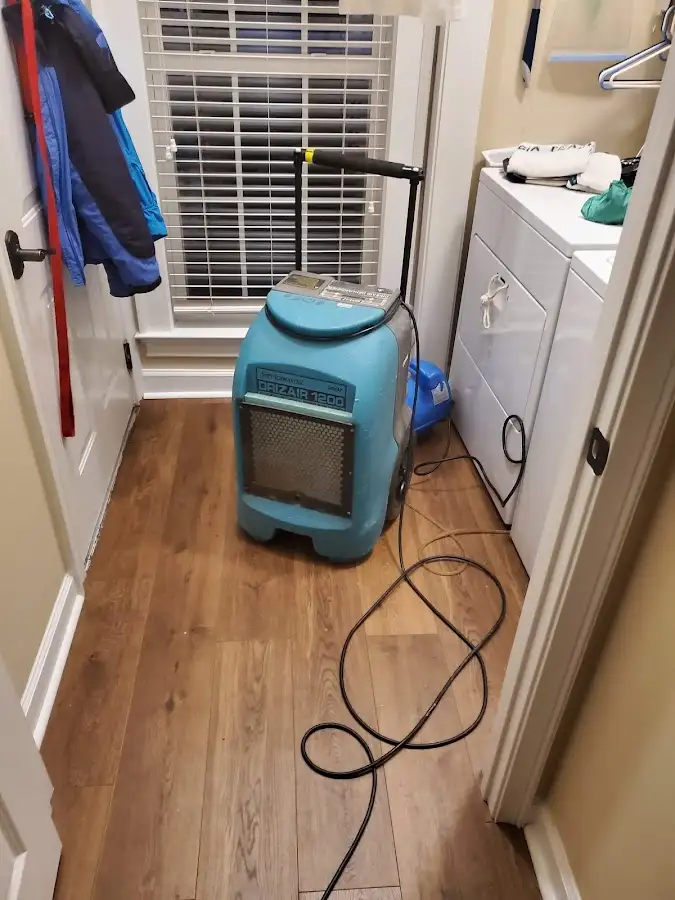 Commercial dehumidifier deployed for Flood Damage Cleanup in Greendale